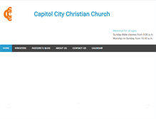 Tablet Screenshot of capitolcitychristian.org